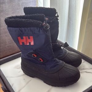 Helly Hansen Blue and Black Rain & Snow Boots Insulated